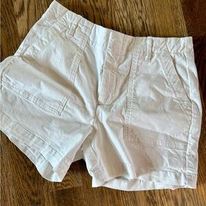 Banana Republic White Chino Shorts